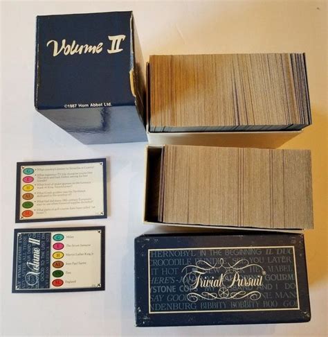 We did not find results for: TRIVIAL PURSUIT Volume II 2 CARD SET ONLY | Card set, Cards, Trivial pursuit
