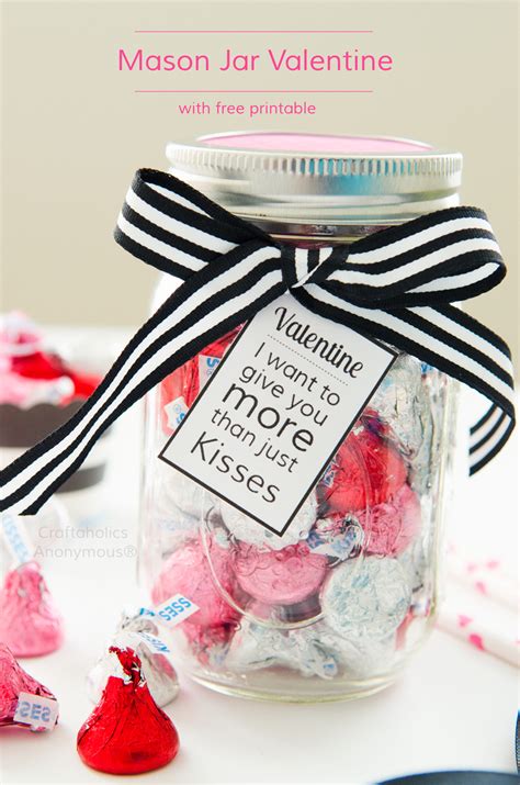 A vintage key becomes the foundation for this creative gift, which also. Craftaholics Anonymous® | Mason Jar Valentine with Free ...