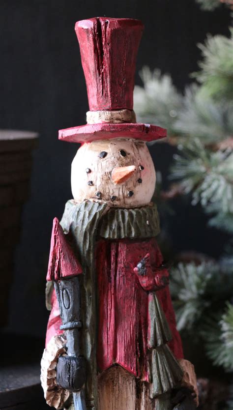 Woodland Santa Or Snowman Figurine By Hannas Handiworks The Weed Patch