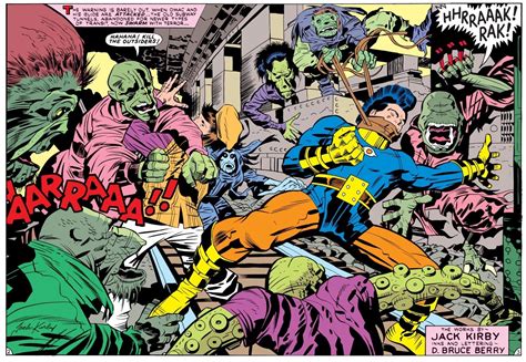 Rado Rolla Da — Jack Kirby Color Spreads From Omac 1974