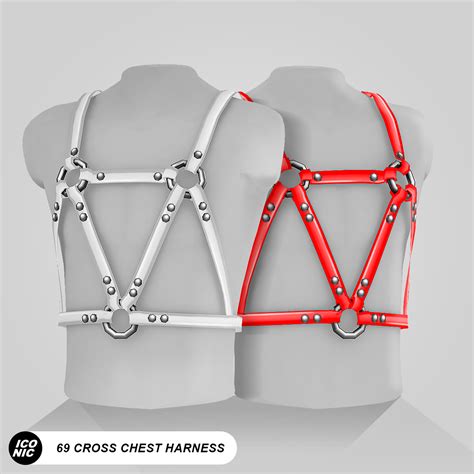 69 Cross Chest Harness Ts4 Vip Iconic The Sims 4 Cc Creator