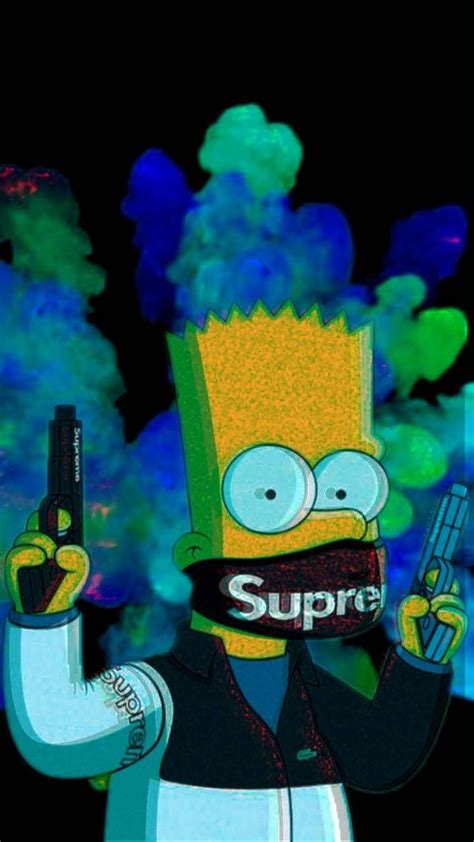 High bart simpson supreme wallpapers top free high bart simpson. Supreme Bart Wallpapers - Broken Panda