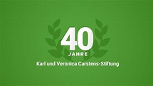 Heute wird die Carstens-Stiftung 40 Jahre alt
