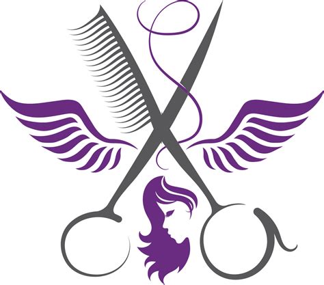 Signature Haircut And Style Scissor And Comb Logo 1500x1320 Png