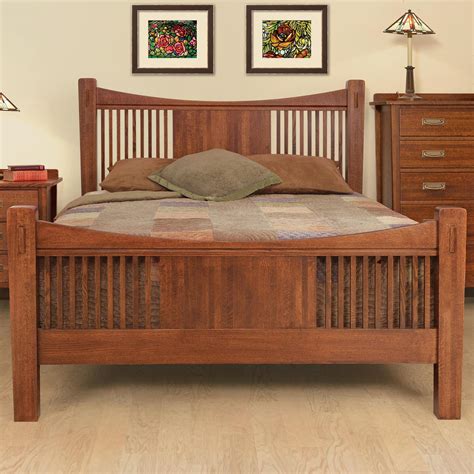 Witmer Furniture Heartland Bo11752hb Qsl Qrls Q Queen Slat Panel Headboard And Footboard Bed