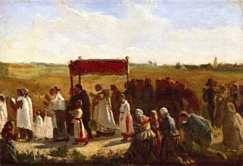 The Blessing Of The Wheat In Artois Study Jules Breton Wikiart