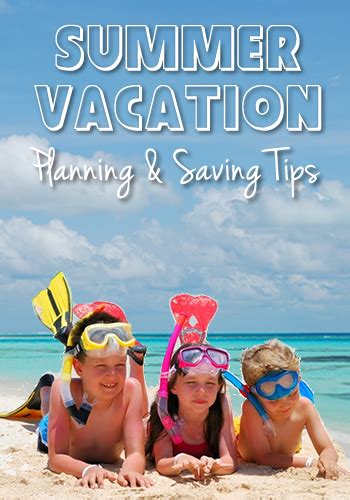 Summer Vacation Planning And Saving Tips Infographic The Heavy Purse