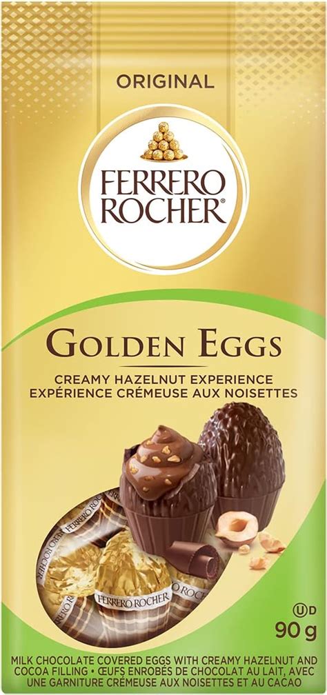 Ferrero Rocher Golden Eggs Milk Chocolate Covered Eggs With Creamy