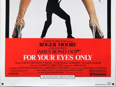 For Your Eyes Only One Sheet Usa