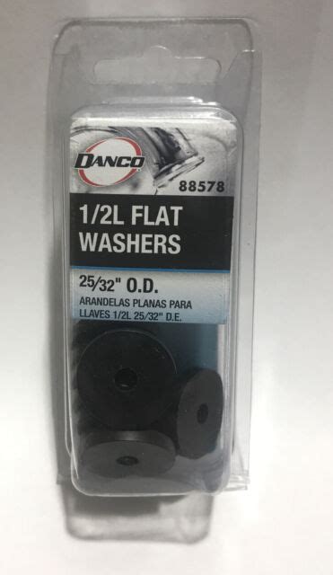 Danco 88578 Rubber Flat Washer 2532 Inch 10 Pack 12l Ebay