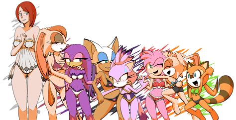 Segasonic Girls Summer Viii Sonic The Hedgehog Anime Character Design Sonic Fan Characters