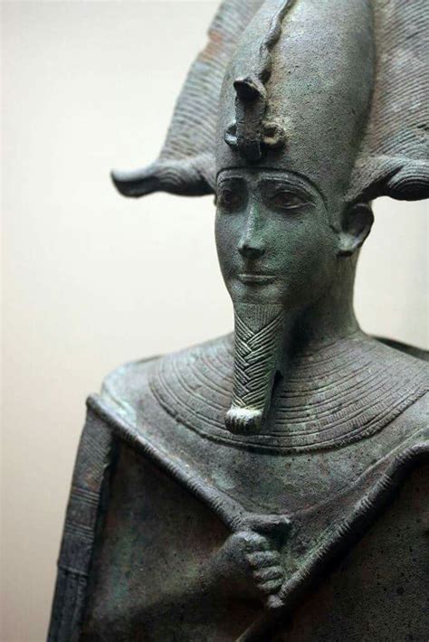 bronze statue of osiris from the late period roman artifacts egyptian artifacts ancient