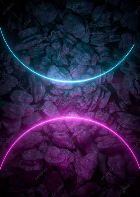 Neon Pink And Blue Background