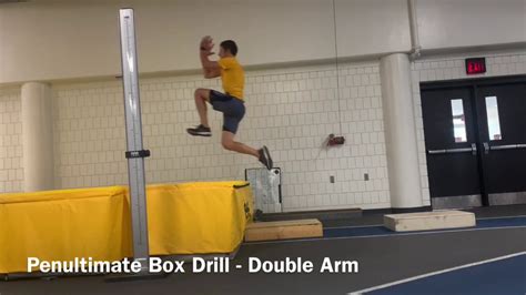 Penultimate Step Box Drill For High Jump Teaches A Proper Takeoff In