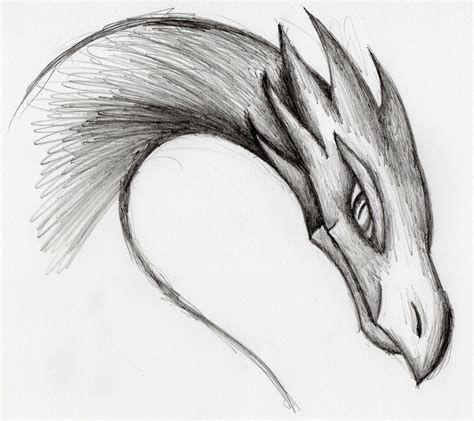 Cool Dragon Drawing Dragon Drawing By Bajan Art On DeviantArt