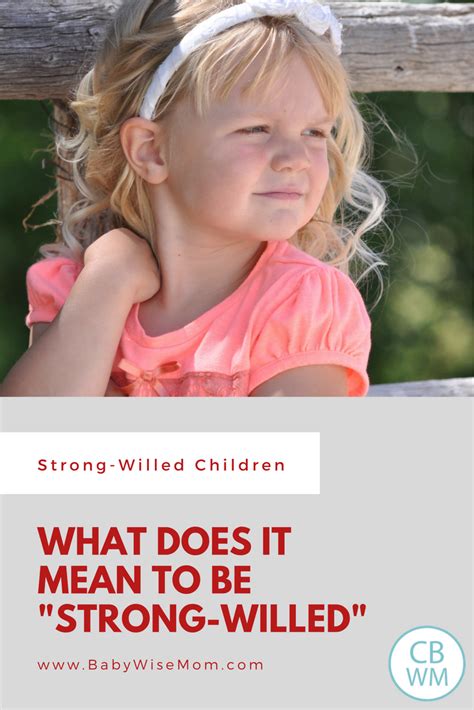 Parenting The Strong Willed Childwhat Is Strong Willed