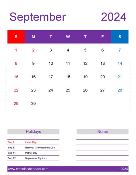 September 2024 Calendar Editable Monthly Calendar