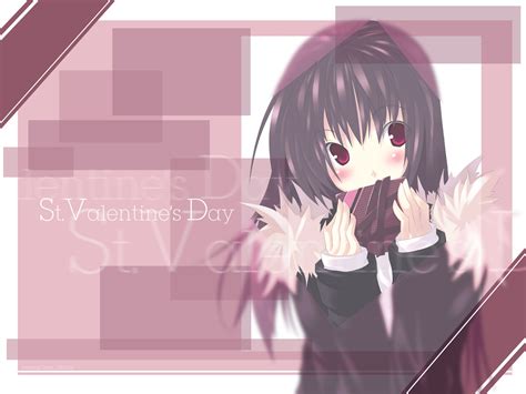 wallpaper senmu valentine girl brunette bangs t 1600x1200 coolwallpapers 676588