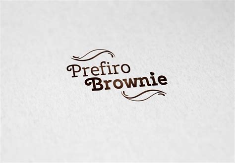 Confira Este Projeto Do Behance U201clogo Prefiro Brownieu201d