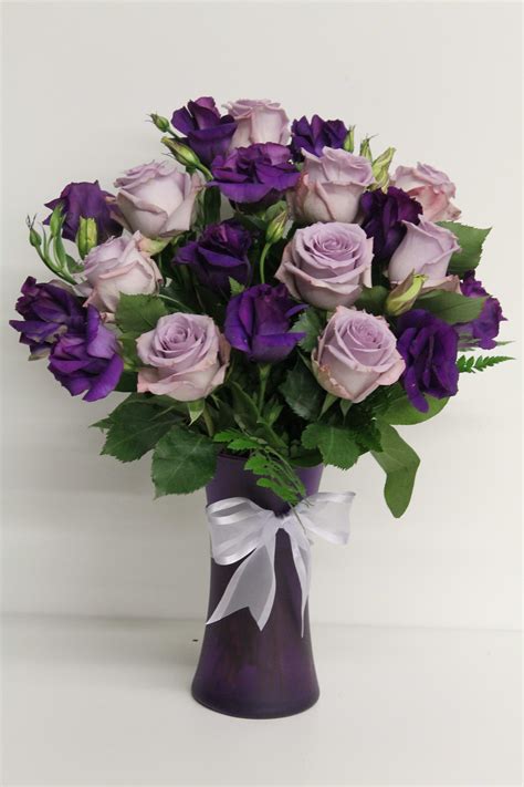 The Purple Bouquet By The Flower Lover