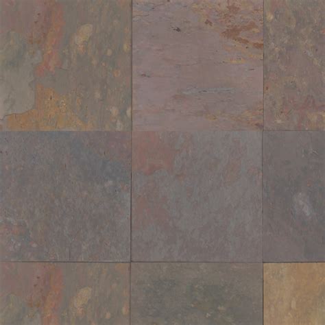 Rajah Multicolor 16 X 16 Floor Tile In 2023 Tile Floor Slate Tile