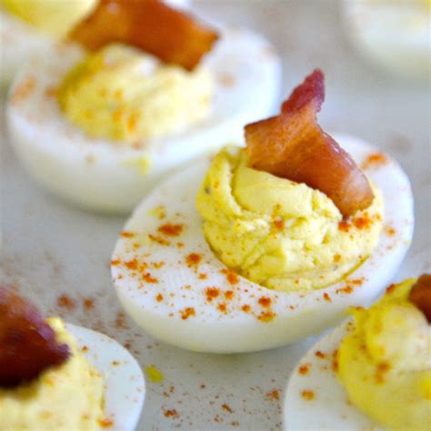 Best Ever Deviled Eggs With Bacon Recipe Bacon Deviled Eggs Best