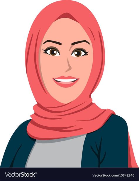 beautiful hijab girl vector illustration download a free preview or high quality adobe