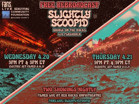 Slightly Stoopid Announce Red Rocks Livestream Add Dates To Summer