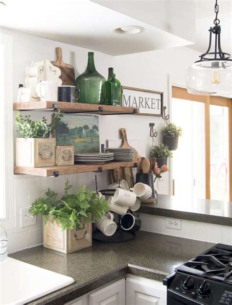 How To Decorate Kitchen Shelves Grace In My Space