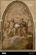 La Santísima Trinidad (luneta), Anónimo, Dibujo, pluma; pinturas de ...