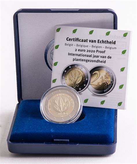 Belgium 2 Euro Coin International Year Of Plant Health 2020 Proof