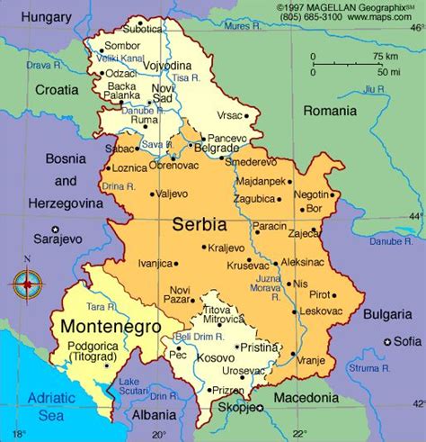 Serbia And Montenegro Maps And Free Online Resources Serbia And