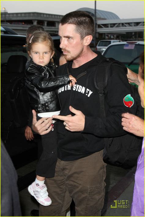 Christian Bale Has Father Daughter Day Photo 1286411 Celebrity