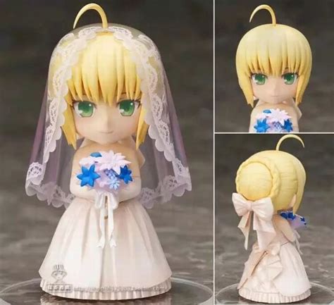 10cm Fate Stay Night Japanese Anime Figure Q Version Saber Action Figure 10th Anniversary