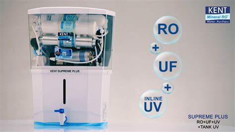 Kent Supreme Plus I Next Gen Ro Water Purifier I Uv Light In Storage