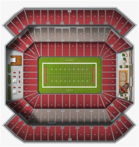 Tampa Bay Buccaneers Stadium Seating Map