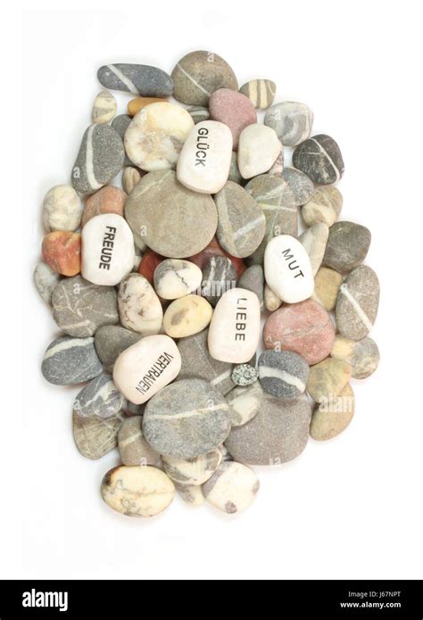 Stone Pebbles Love In Love Fell In Love Passion Zeal Courage Audacity Trust Stock Photo Alamy