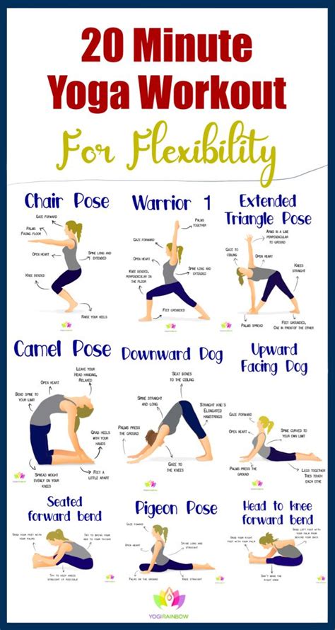 20 Minute Beginner Yoga Workout For Flexibility Beginner Yoga Workout