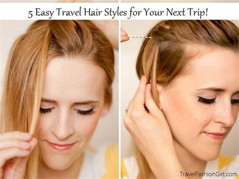 5 Easy Travel Hair Styles For Your Next Trip Growing Out Short Hair