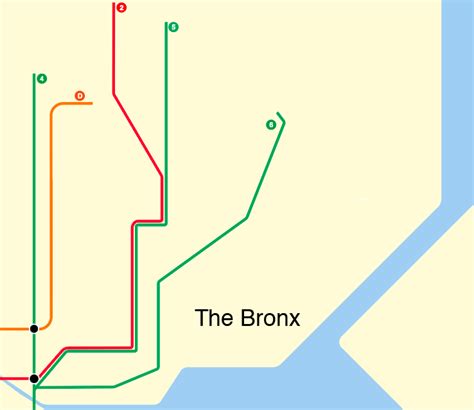 Bronx Subway Map Rapid Transient