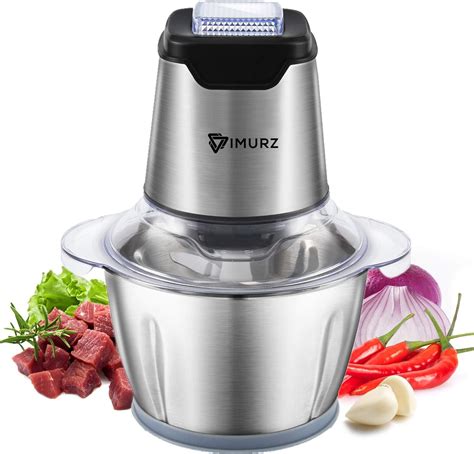 Electric Food Chopper Stainless Steel Mincer 500w12l Kitchen Meat