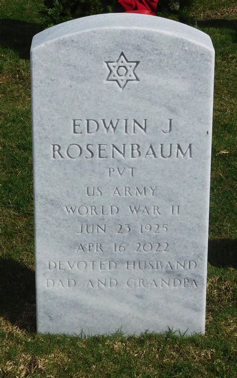 Edwin J Rosenbaum 1925 2022 Find A Grave Memorial