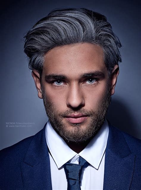 When your body stops generating melanin, hair presents itself as i'm a bit baffled by this question, since i'm pretty sure genetics favors east asians keeping their hair relative to other groups like europeans. 20 Amazing Gray Hairstyles For Men - Feed Inspiration