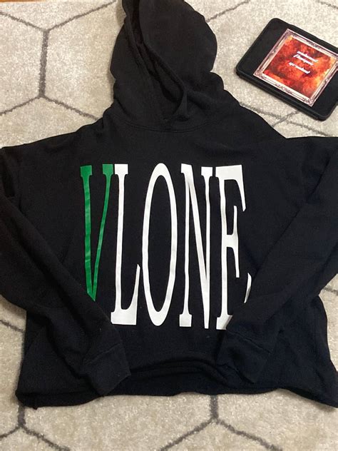 Vlone Vlone Green Staple Hoodie Xl Grailed