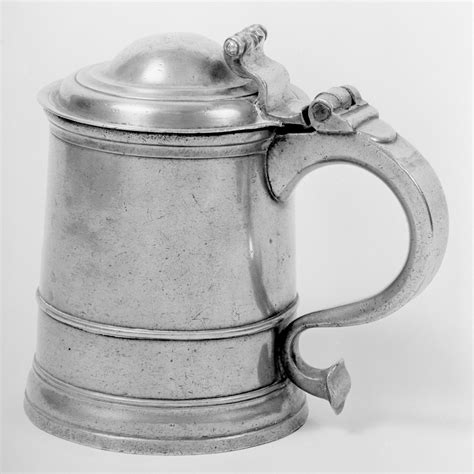 Pewter Tankard Attributed To Thomas Byles Of Newport Rhode Island C