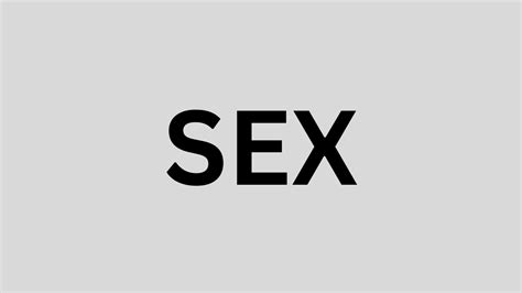 How To Pronounce Sex Youtube