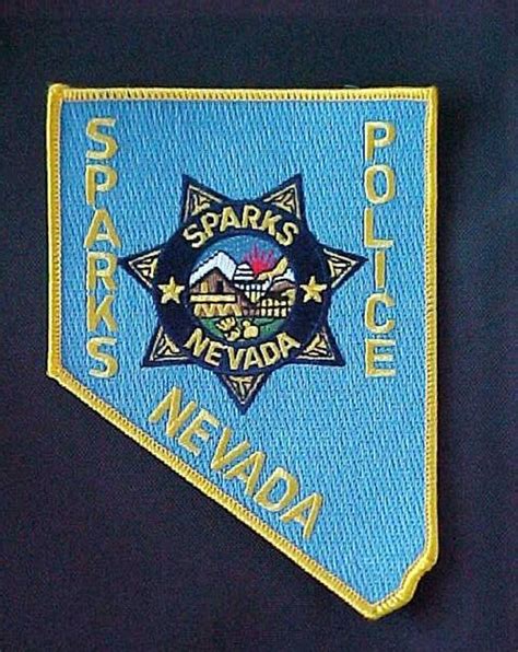 Sparks Pd Nv Police Police Patches Police Department