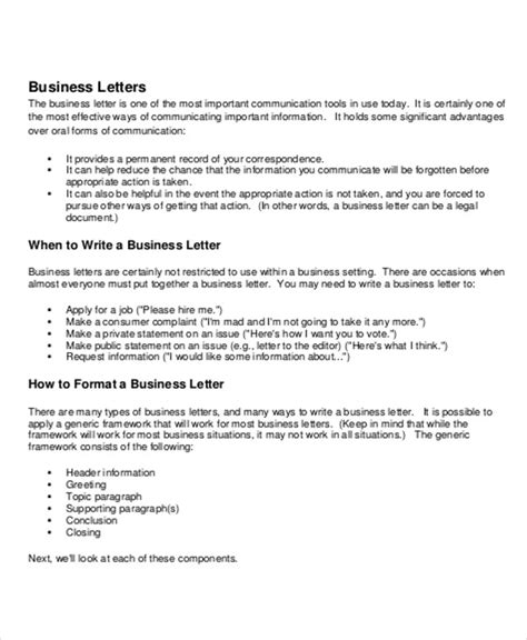 Free 5 Sample Business Letter Salutation In Ms Word Pdf