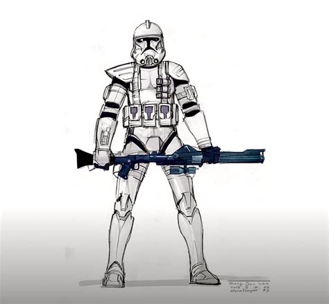 Official Clone Trooper Concept Art For Star Wars We Are Brave