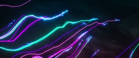 Neon Waves On Behance